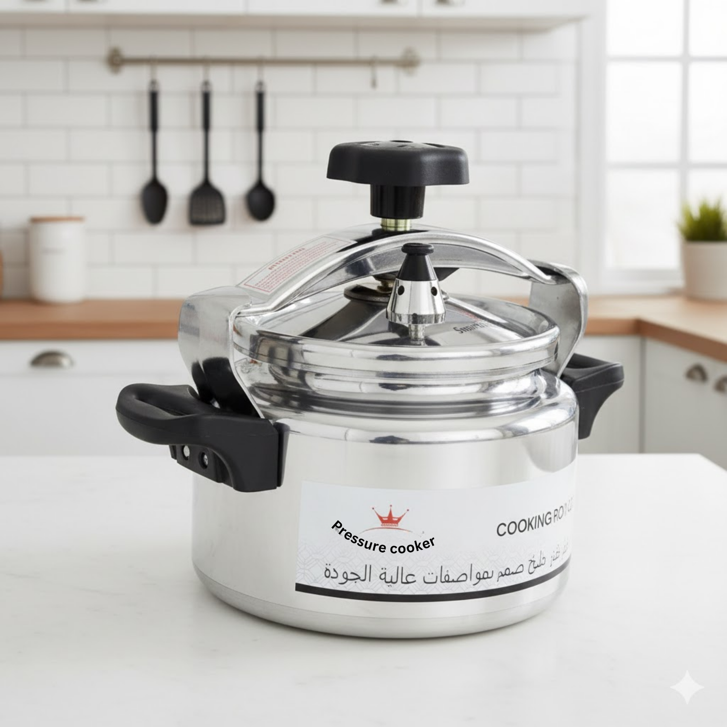 Pressure Cooker 3L قدر ضغط – قدر طهي سريع لموقد الغاز والكهرباء