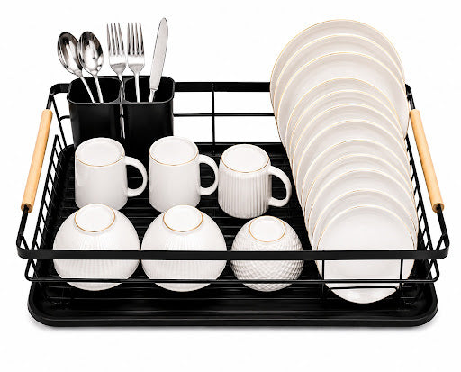 Dish Drying Rack for Kitchen Counter رف تجفيف الاطباق