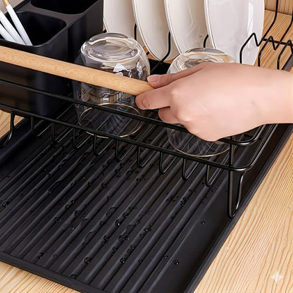 Dish Drying Rack for Kitchen Counter رف تجفيف الاطباق
