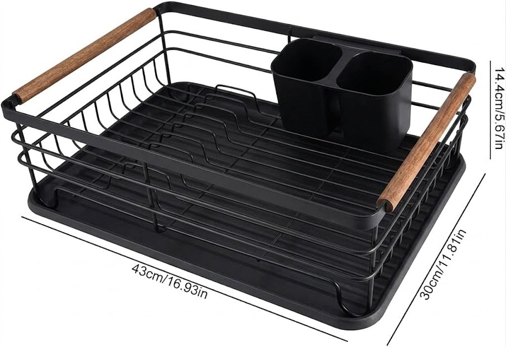 Dish Drying Rack for Kitchen Counter رف تجفيف الاطباق