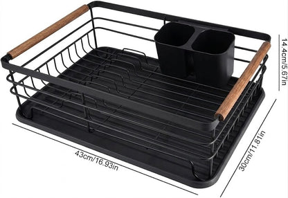 Dish Drying Rack for Kitchen Counter رف تجفيف الاطباق