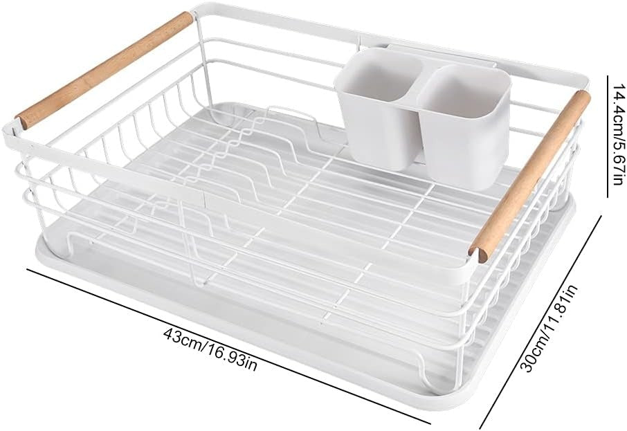 Dish Drying Rack for Kitchen Counter رف تجفيف الاطباق