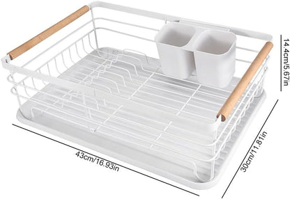 Dish Drying Rack for Kitchen Counter رف تجفيف الاطباق