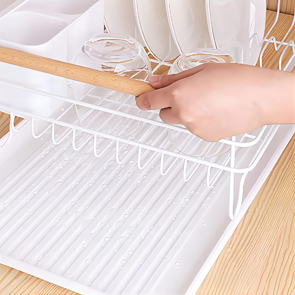 Dish Drying Rack for Kitchen Counter رف تجفيف الاطباق